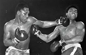 Muhammad Ali fighting Joe Frazier