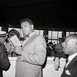 Passport Prints: Muhammad Ali Holding Passport
