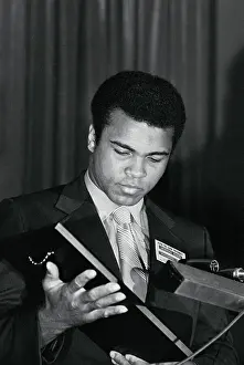 Muhammad Ali Receiving Award