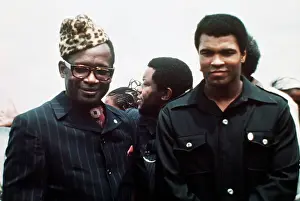 Muhammad Ali Visiting President Mobuto