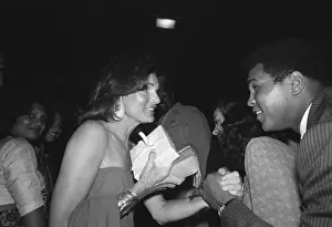 Muhammed Ali Greeting Jacqueline Onassis