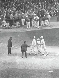 Scoring Prints: Mule Haas Home Run in 1929 World Series