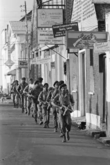 Patrolling Prints: Multi-National Forces Patrolling in Grenada