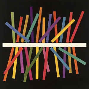 Large Group Of Obj Prints: Multicolor Sticks