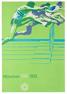 Munich Hurdlers Poster