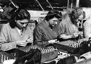 Industrious Prints: Munitions Workers