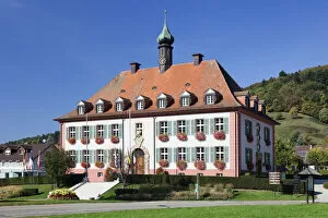 Images Dated 15th October 2011: Munstertal town hall, Black Forest, Baden-Wurttemberg, Germany