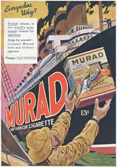 T1710655 Prints: Murad Turkish Cigarettes