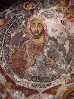Images Dated 20th May 2011: Mural of Christ Pantocrator in Sumela Monastery near Trabzon, Turkey
