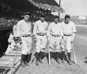 Lou Gehrig Prints: Murderers Row of New York Yankees