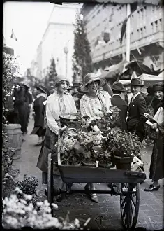 Muriel Vanderbilt Selling Flowers