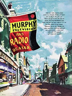 Huty25095 Prints: Murphy Television And Radio Dealer