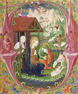Prints of The Nativity, Northern Italian School (vellum) (Photo by Art Images via Getty Images) Celebrate the Season: A Curated Collection of Christmas Art: Musee Bonnat, Bayonne, France