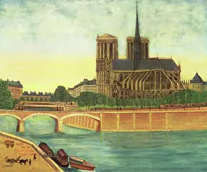 River Seine Prints: Musee National d'Art Moderne, Centre Pompidou, Paris, France