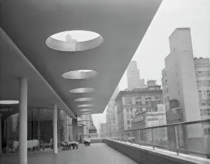 Futuristic Prints: Museum of Modern Art Terrace