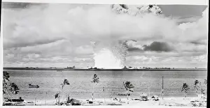 Intensity Prints: Mushroom Cloud from Atomic Bomb