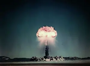 Nevada Prints: Mushroom Cloud from Atomic Test