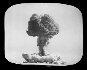 Mushroom Cloud of China's First Atomic Test