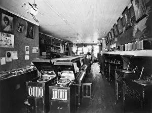 Music Dealer'S Shop; Pianos, Phonographs