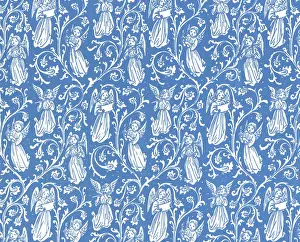 Musical Angel Pattern