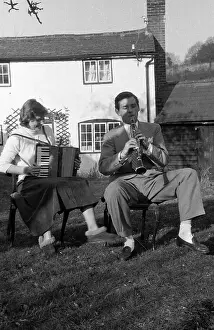 Musical Instru Prints: Musical Couple
