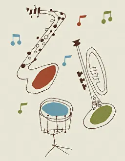 Trap Prints: Musical Instruments