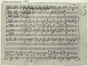 Sheet Music Prints: Musical Score of Don Giovanni by Mozart