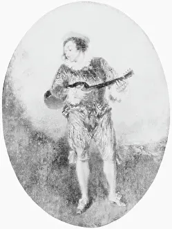The Musician by Jean Antoine Watteau