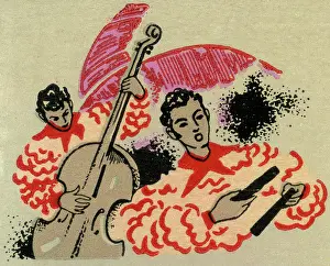 4 21 16 Heimann Prints: Musicians playing instruments