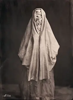 Veil Prints: Muslim Woman Wearing Full Veil