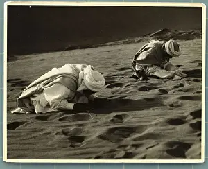 Obedience Prints: Muslims Praying in Sahara Desert