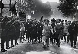 Mussolin Marching Down In Berlin