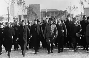 Mussolini and His Entourage