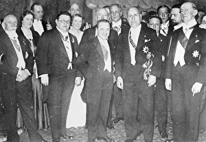 Mussolini Hosts Diplomatic Reception