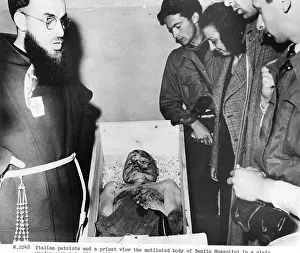 Curiosity Prints: Mutilated Mussolini in a Casket