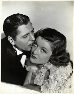 Myrna Loy & Warner Baxter Close-Up
