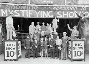 Amusement Park Prints: Mystifying Show at Coney Island
