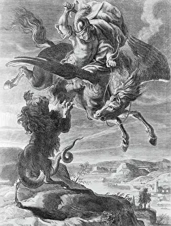 Mythologial Creatures Fighting