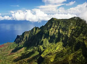 Images Dated 8th June 2014: Na Pali Coast Mountains