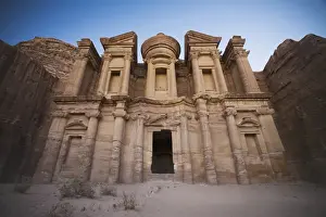 Palace Tomb Prints: The Nabatean Architecture Of The Monastery At Dusk