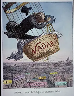 Nadar Elevating Photography to the Level of Art by Honore Daumier