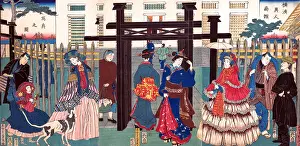 Chinese Prints: Namban, Foreign business establishment in Yokohama