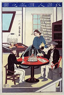 Lamp Prints: Namban wine party