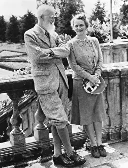 Nancy Astor with George Bernard Shaw