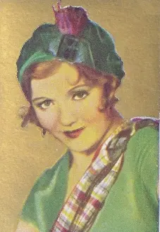 Nancy Carroll, Movie Stars series, collectible cigarette card, 1934