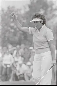 Mason Prints: Nancy Lopez Celebrating a Birdie