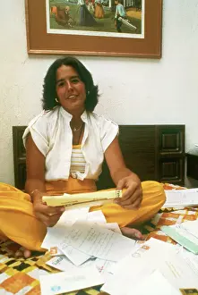 Nancy Lopez Reading Fan Mail