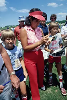 Nancy Lopez Signing Autographs