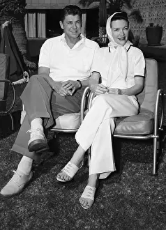 Honeymoon Prints: Nancy and Ronald Reagan on Their Honeymoon
