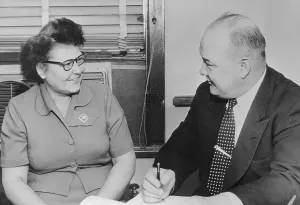 Tulsa Prints: Nannie Doss Being Questioned